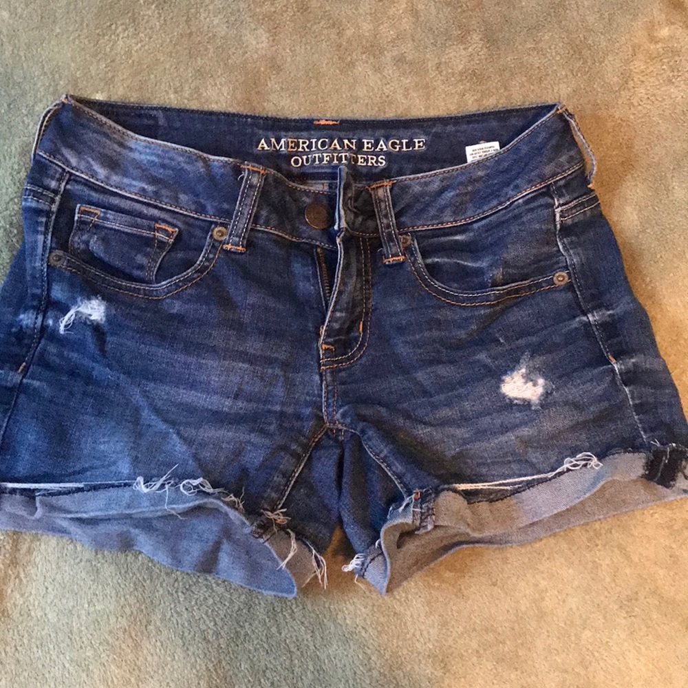 American eagle jean shorts